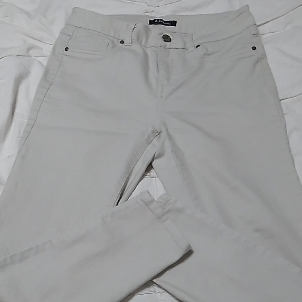 d. jeans Women's Khaki Straight Leg Jeans